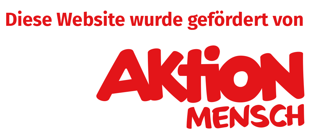 Logo diese Website wurde fördert durch Aktion-Mensch
